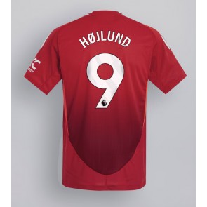 Manchester United Rasmus Hojlund #9 Domácí Dres 2024-25 Krátký Rukáv